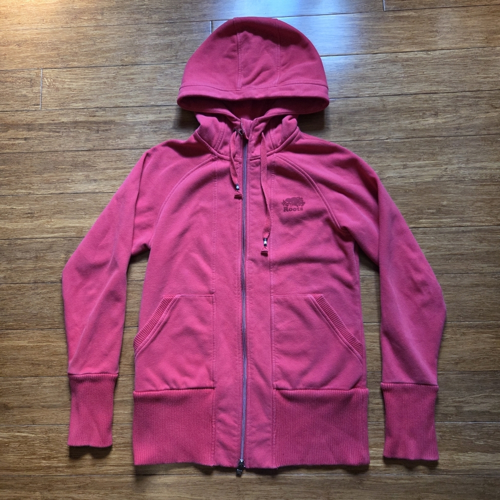 Roots Women's Zip Up Fleece Lined Hoodie